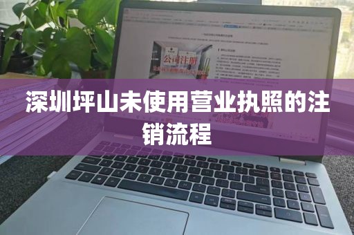深圳坪山未使用营业执照的注销流程