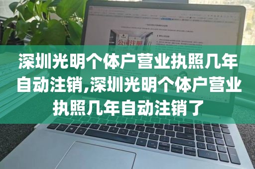深圳光明个体户营业执照几年自动注销,深圳光明个体户营业执照几年自动注销了