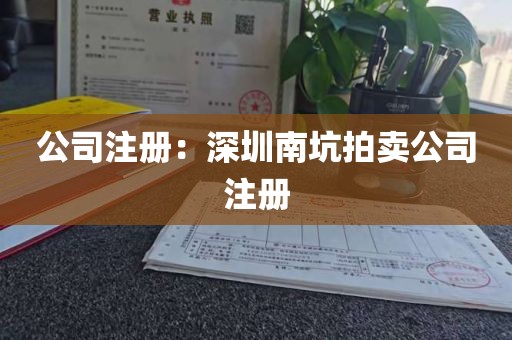 公司注册：深圳南坑拍卖公司注册