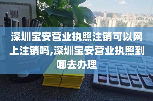 深圳宝安营业执照注销可以网上注销吗,深圳宝安营业执照到哪去办理