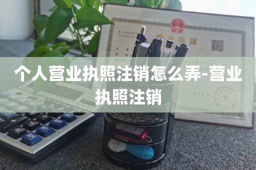 个人营业执照注销怎么弄-营业执照注销