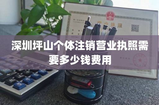 深圳坪山个体注销营业执照需要多少钱费用