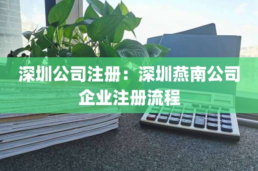 深圳公司注册:深圳燕南公司企业注册流程