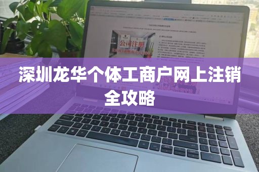 深圳龙华个体工商户网上注销全攻略