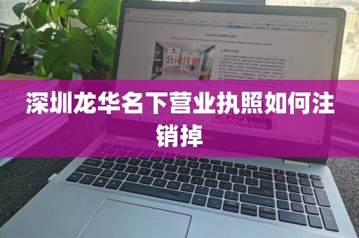 深圳龙华名下营业执照如何注销掉