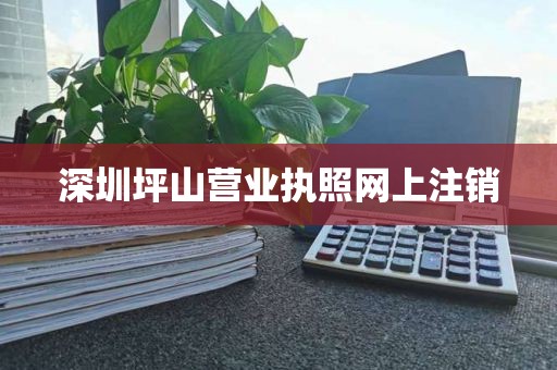 深圳坪山营业执照网上注销