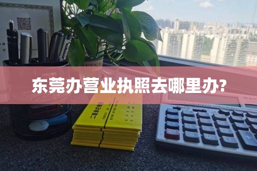 东莞办营业执照去哪里办?