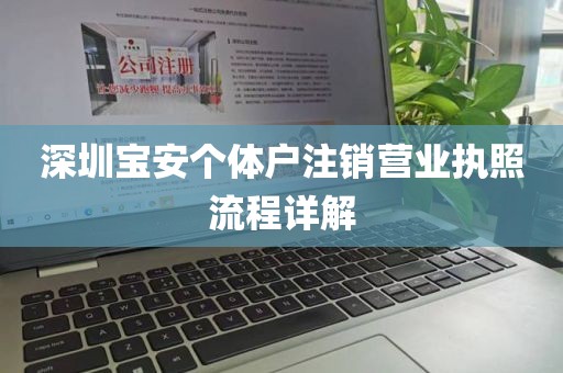 深圳宝安个体户注销营业执照流程详解