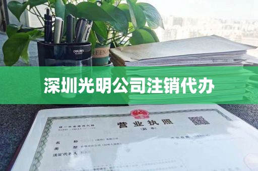 深圳光明公司注销代办
