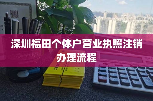 深圳福田个体户营业执照注销办理流程
