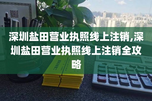 深圳盐田营业执照线上注销,深圳盐田营业执照线上注销全攻略