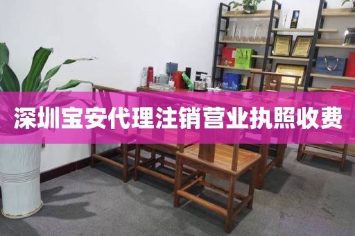深圳宝安代理注销营业执照收费
