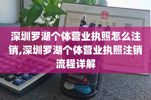 深圳罗湖个体营业执照怎么注销,深圳罗湖个体营业执照注销流程详解