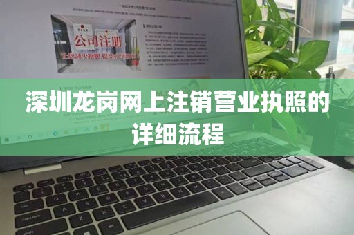 深圳龙岗网上注销营业执照的详细流程