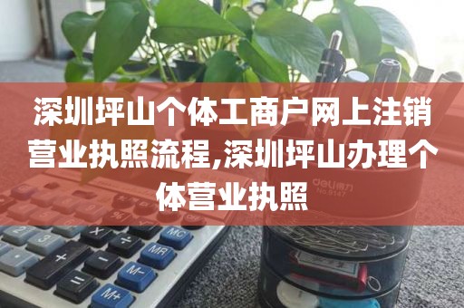 深圳坪山个体工商户网上注销营业执照流程,深圳坪山办理个体营业执照