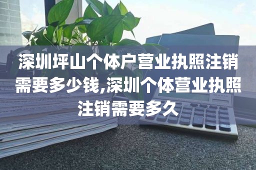 深圳坪山个体户营业执照注销需要多少钱,深圳个体营业执照注销需要多久