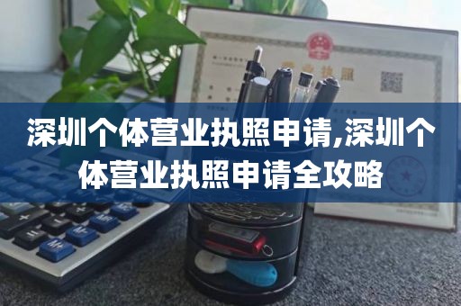 深圳个体营业执照申请,深圳个体营业执照申请全攻略