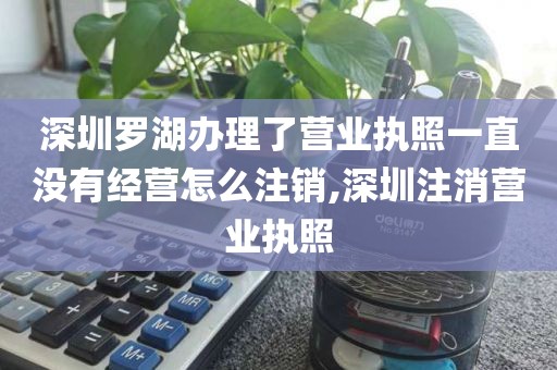 深圳罗湖办理了营业执照一直没有经营怎么注销,深圳注消营业执照