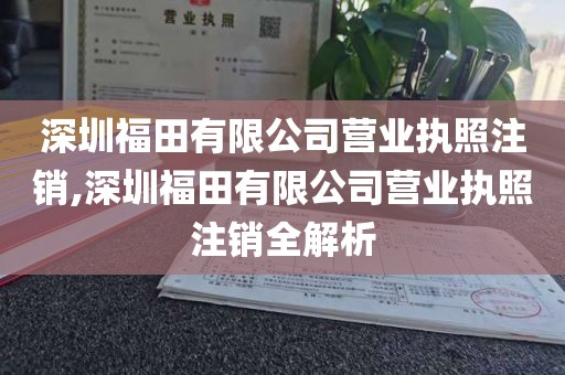 深圳福田有限公司营业执照注销,深圳福田有限公司营业执照注销全解析
