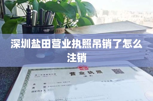 深圳盐田营业执照吊销了怎么注销