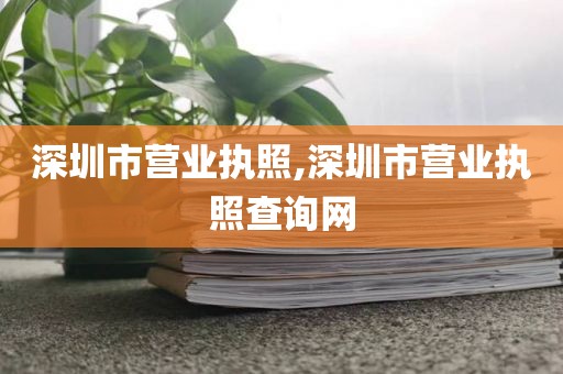 深圳市营业执照,深圳市营业执照查询网