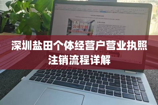 深圳盐田个体经营户营业执照注销流程详解