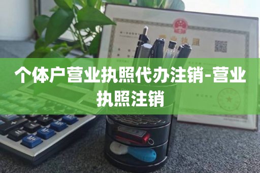 个体户营业执照代办注销-营业执照注销