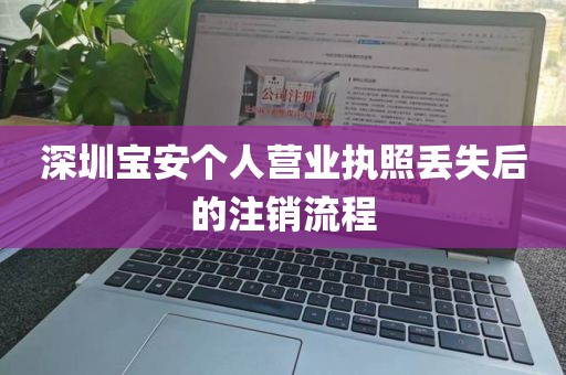深圳宝安个人营业执照丢失后的注销流程