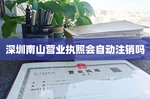 深圳南山营业执照会自动注销吗