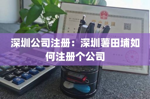深圳公司注册:深圳薯田埔如何注册个公司