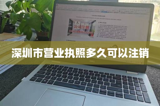 深圳市营业执照多久可以注销