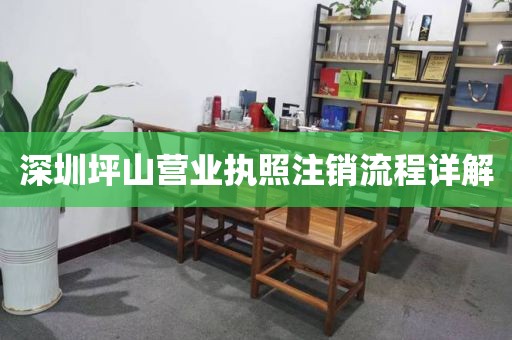 深圳坪山营业执照注销流程详解