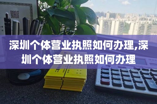深圳个体营业执照如何办理,深圳个体营业执照如何办理