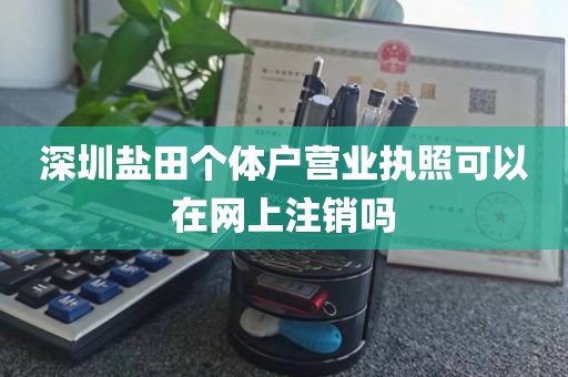 深圳盐田个体户营业执照可以在网上注销吗