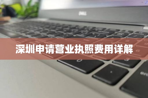 深圳申请营业执照费用详解