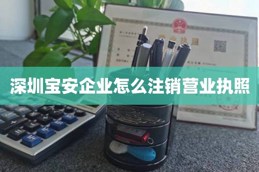 深圳宝安企业怎么注销营业执照