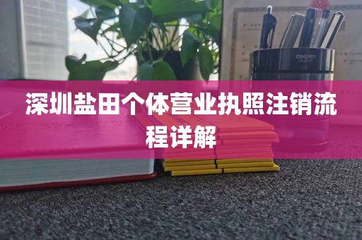 深圳盐田个体营业执照注销流程详解