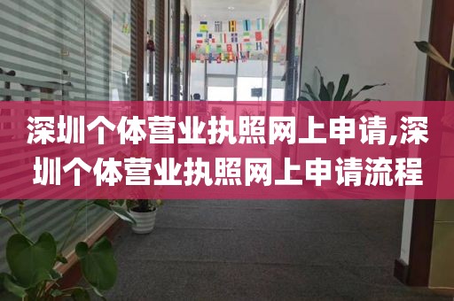 深圳个体营业执照网上申请,深圳个体营业执照网上申请流程