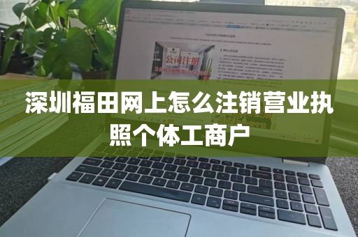 深圳福田网上怎么注销营业执照个体工商户