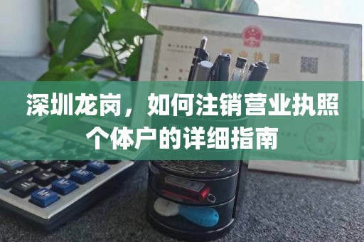 深圳龙岗，如何注销营业执照个体户的详细指南