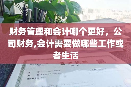 财务管理和会计哪个更好，公司财务,会计需要做哪些工作或者生活