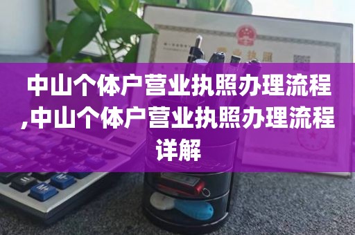 中山个体户营业执照办理流程,中山个体户营业执照办理流程详解