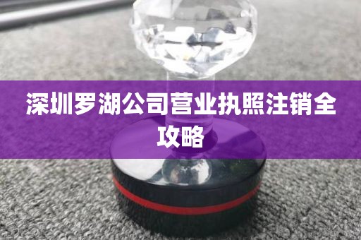 深圳罗湖公司营业执照注销全攻略