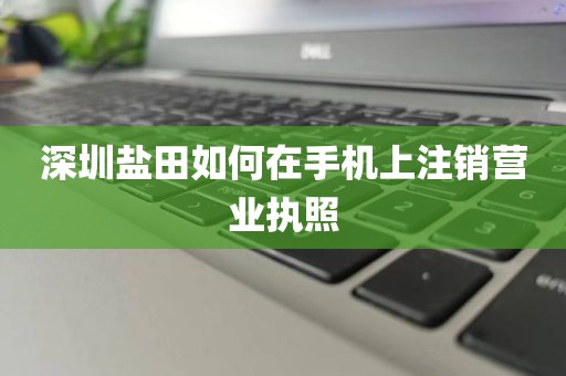 深圳盐田如何在手机上注销营业执照