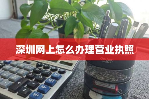 深圳网上怎么办理营业执照