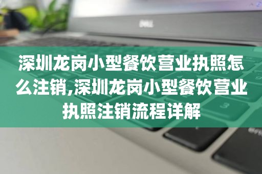 深圳龙岗小型餐饮营业执照怎么注销,深圳龙岗小型餐饮营业执照注销流程详解