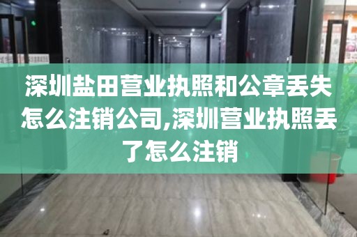 深圳盐田营业执照和公章丢失怎么注销公司,深圳营业执照丢了怎么注销