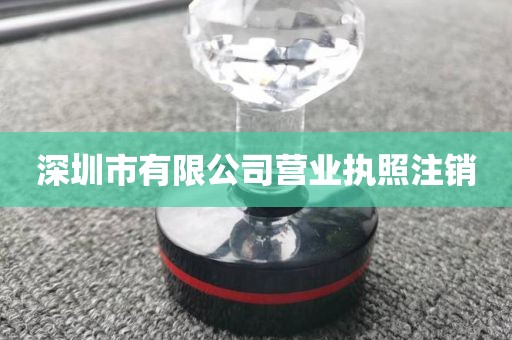 深圳市有限公司营业执照注销