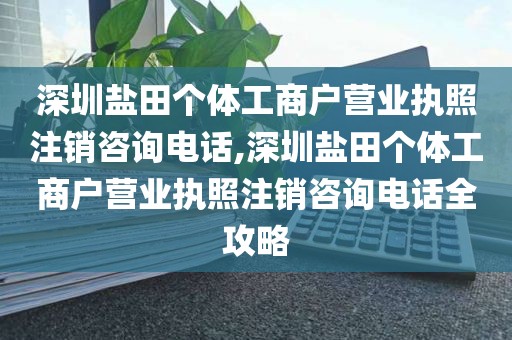 深圳盐田个体工商户营业执照注销咨询电话,深圳盐田个体工商户营业执照注销咨询电话全攻略