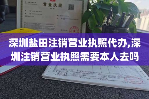 深圳盐田注销营业执照代办,深圳注销营业执照需要本人去吗